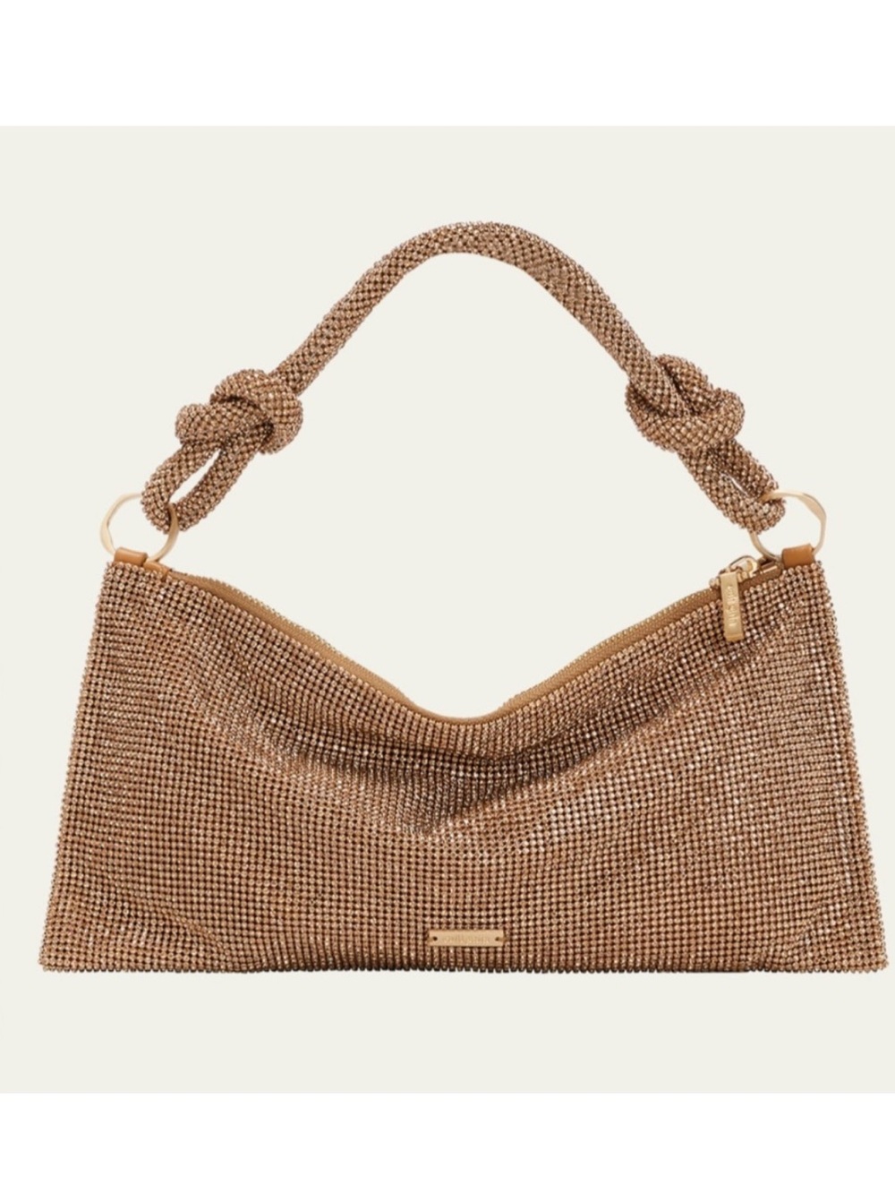 Cult Gaia Nano Hera Rhinestone Mesh Shoulder Bag